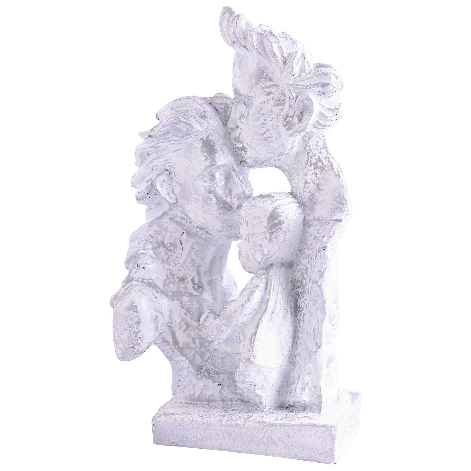 MOTHER and Father with Child Love golden Statue showpiece for Home Decor and Gifting - Image 4